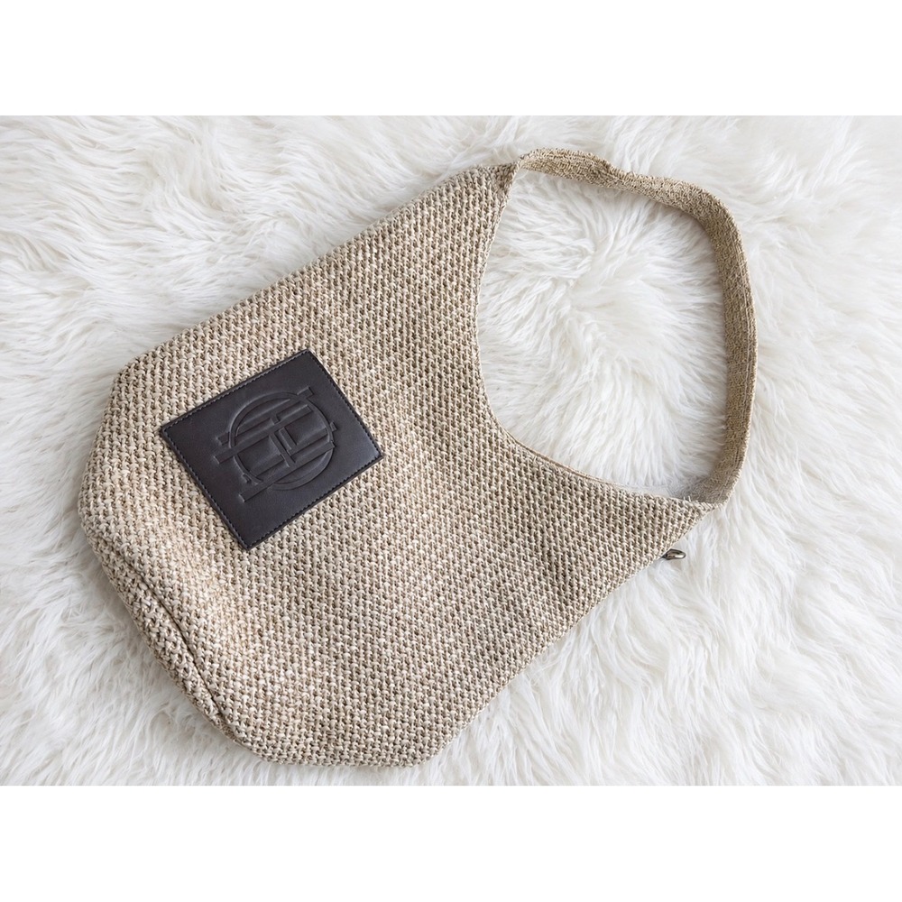 House of Harlow Woven Raffia Hobo Shoulder Hobo Bag Beach Vacation Bohemian